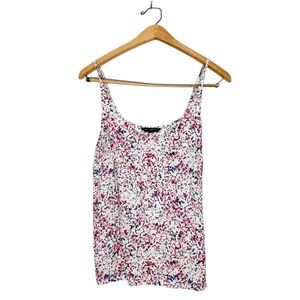 Banana Republic Womens‎ Abstract Print Sleeveless Tank Top Cami Blouse Large L
